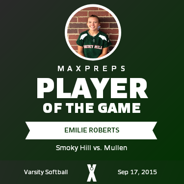 #33 Emilie Roberts Player of the Game badge