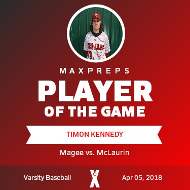 #29 Timon Kennedy Player of the Game badge