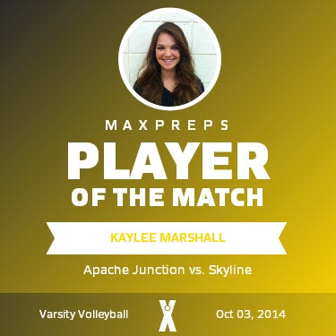 #17 Kaylee Marshall Player of the Game badge