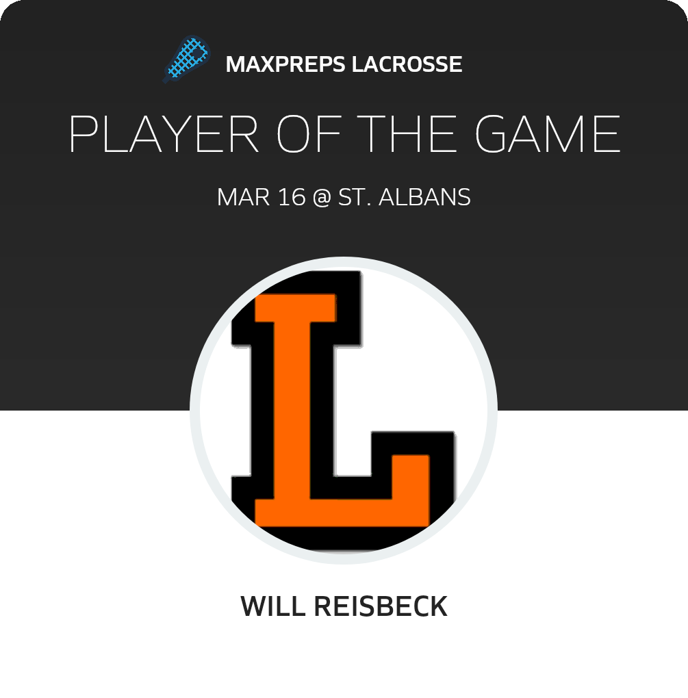#22 Will Reisbeck Player of the Game badge