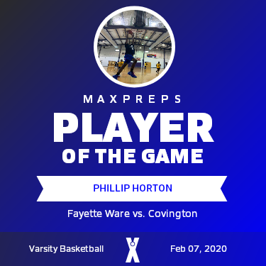 #2 Phillip Horton Player of the Game badge