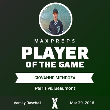 #2 Giovanne Mendoza Player of the Game badge