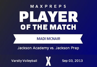 #7 Madi McNair Player of the Game badge