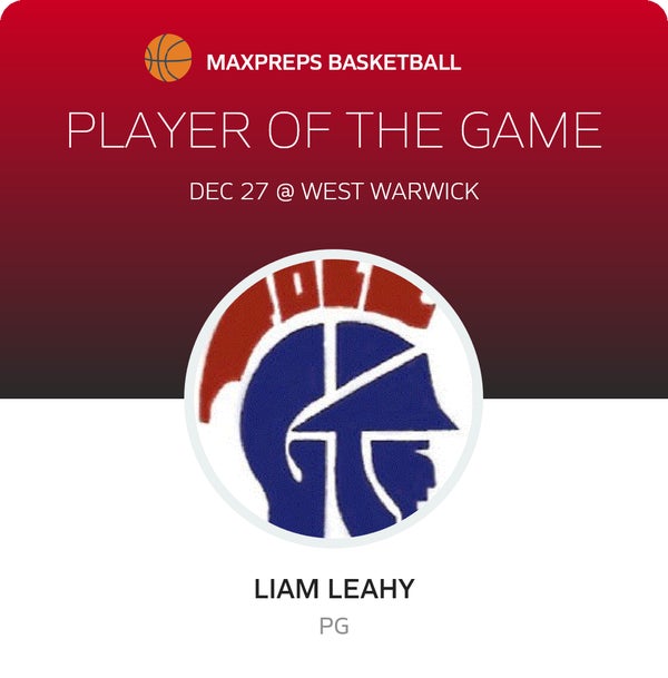 #2 Liam Leahy Player of the Game badge