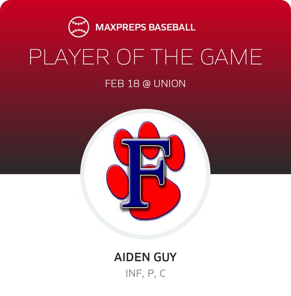 #4 Aiden Guy Player of the Game badge