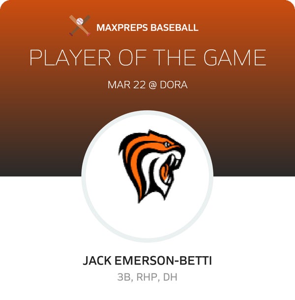 #23 Jack Emerson-Betti Player of the Game badge