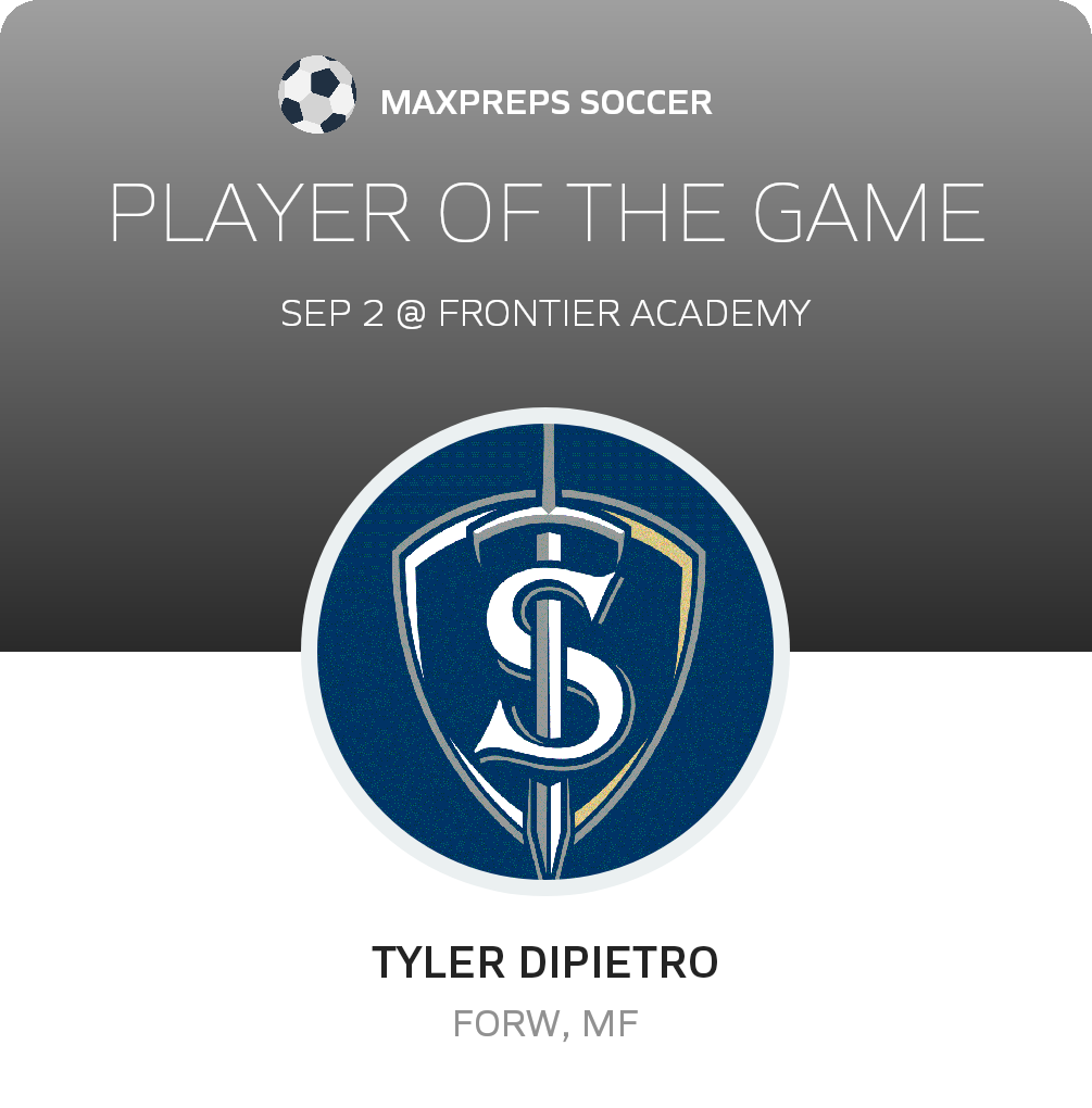 #23 Tyler DiPietro Player of the Game badge
