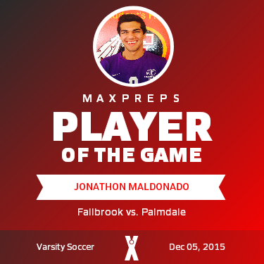 #0 Jonathon Maldonado Player of the Game badge