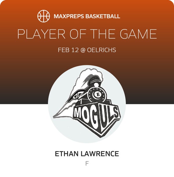 #30 Ethan Lawrence Player of the Game badge