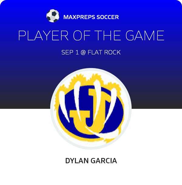 #1 Dylan Garcia Player of the Game badge