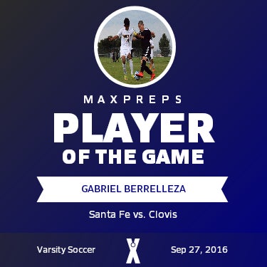 #14 Gabriel Berrelleza Player of the Game badge