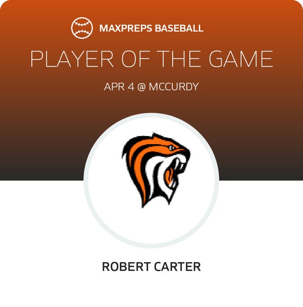 #7 Robert Carter Player of the Game badge