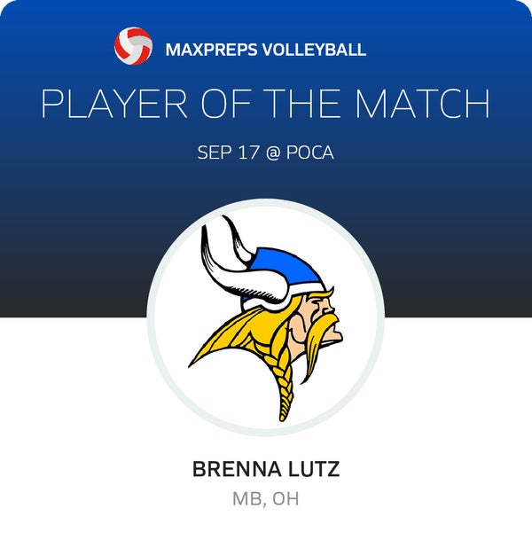 #24 Brenna Lutz Player of the Game badge