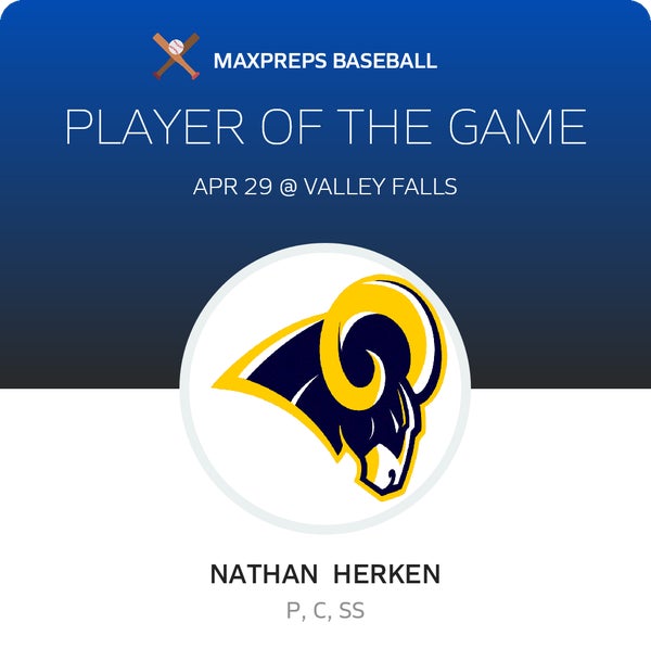 #1 Nathan Herken Player of the Game badge