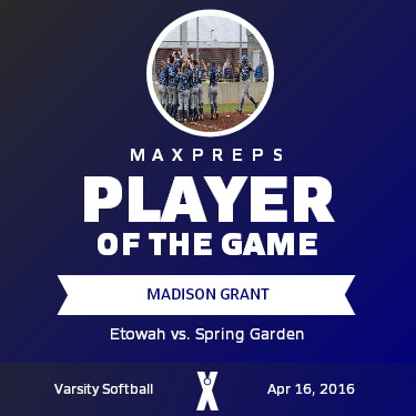 #31 Madison Grant Player of the Game badge