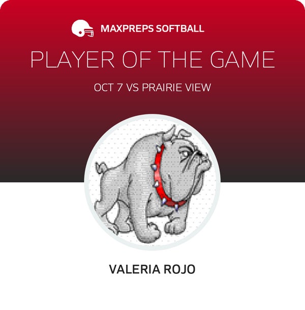#14 Valeria Rojo Player of the Game badge