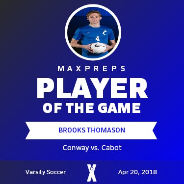 #4 Brooks Thomason Player of the Game badge