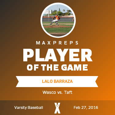 #5 Lalo Barraza Player of the Game badge