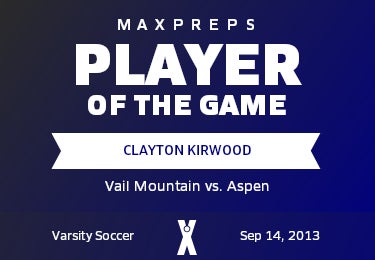 #17 Clayton Kirwood Player of the Game badge