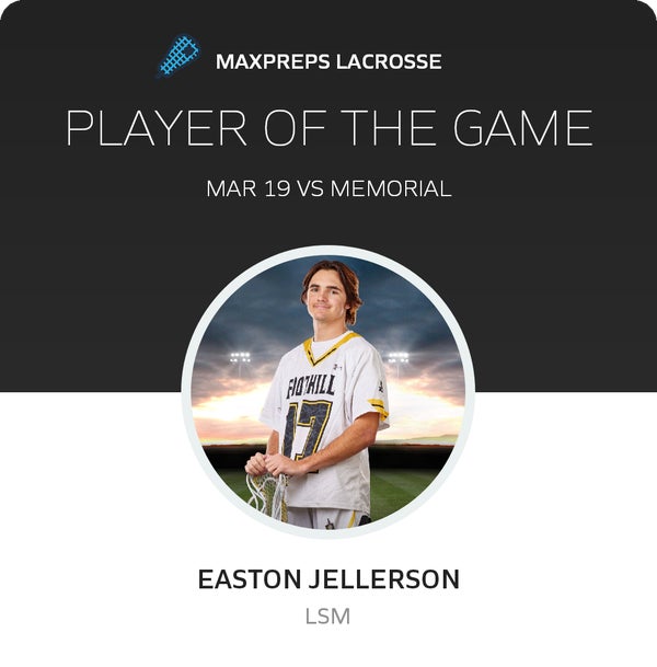 #17 Easton Jellerson Player of the Game badge