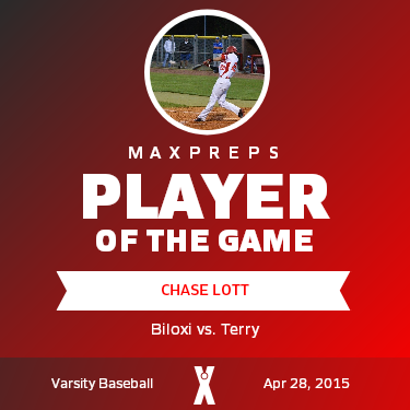 #20 CHASE LOTT Player of the Game badge