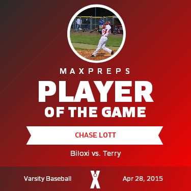 #20 CHASE LOTT Player of the Game badge
