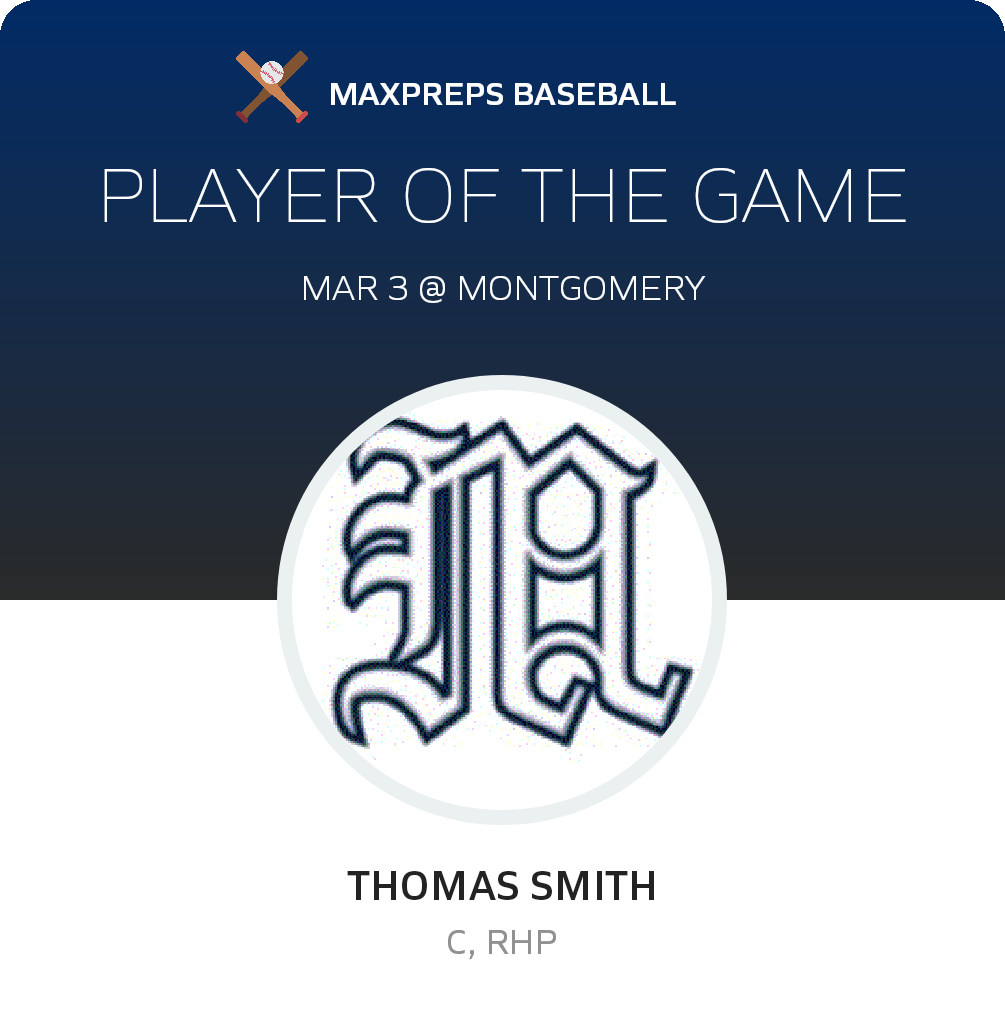 #21 Thomas Smith Player of the Game badge