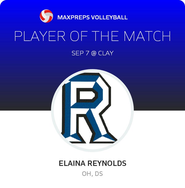 #4 Elaina Reynolds Player of the Game badge