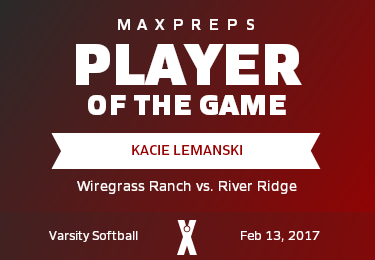 #3 Kacie Lemanski Player of the Game badge