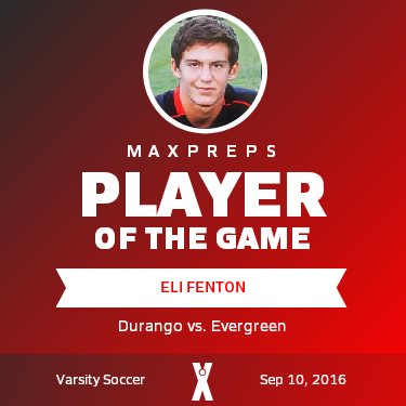 #17 Eli Fenton Player of the Game badge