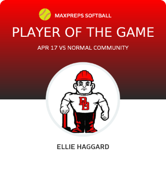 Ellie Haggard Player of the Game badge