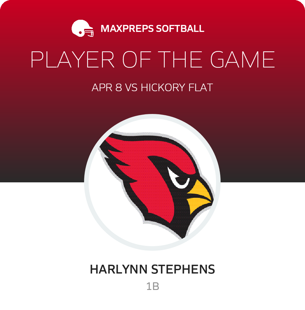 #14 Harlynn Stephens Player of the Game badge