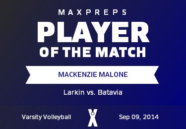 #6 MacKenzie Malone Player of the Game badge