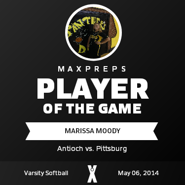 #8 Marissa Moody Player of the Game badge