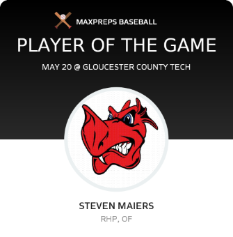 #10 Steven Maiers Player of the Game badge