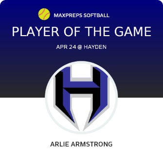 #14 Arlie Armstrong Player of the Game badge