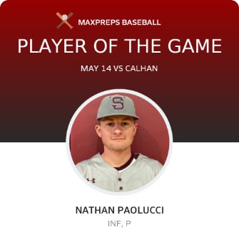 #22 Nathan Paolucci Player of the Game badge