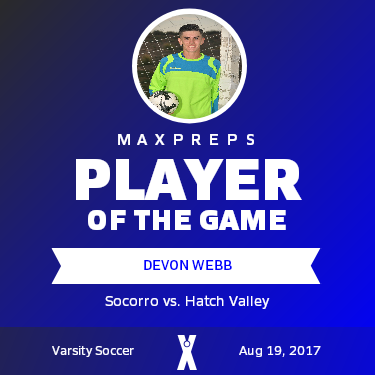 #10 Devon Webb Player of the Game badge