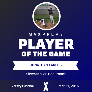 #5 Jonathan Carlos Player of the Game badge