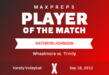 #8 Kathryn Johnson Player of the Game badge
