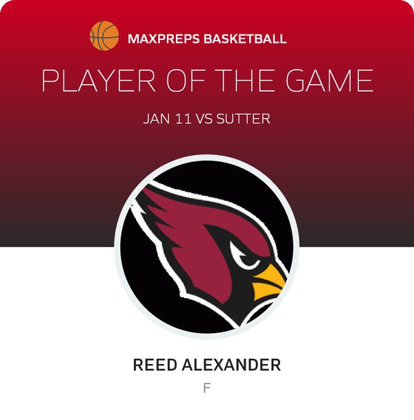 #25 Reed Alexander Player of the Game badge