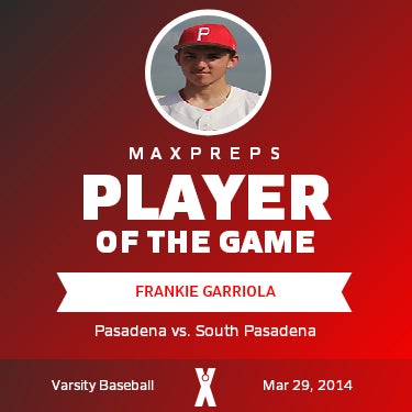#2 Frankie Garriola Player of the Game badge