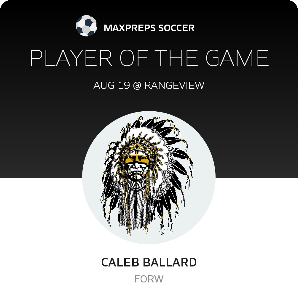 #7 Caleb Ballard Player of the Game badge