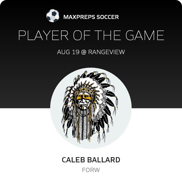 #7 Caleb Ballard Player of the Game badge