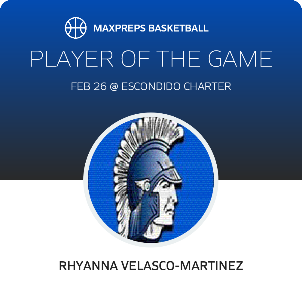 #4 R. Velasco-Martinez Player of the Game badge