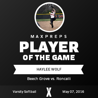 #11 Haylee Wolf Player of the Game badge