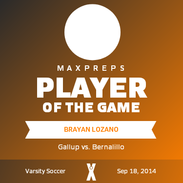 #4 Brayan Lozano Player of the Game badge