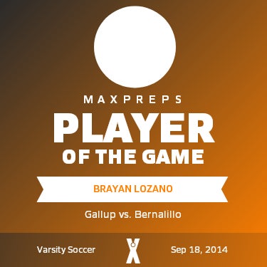 #4 Brayan Lozano Player of the Game badge