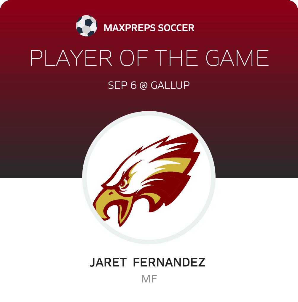 #10 Jaret  Fernandez  Player of the Game badge