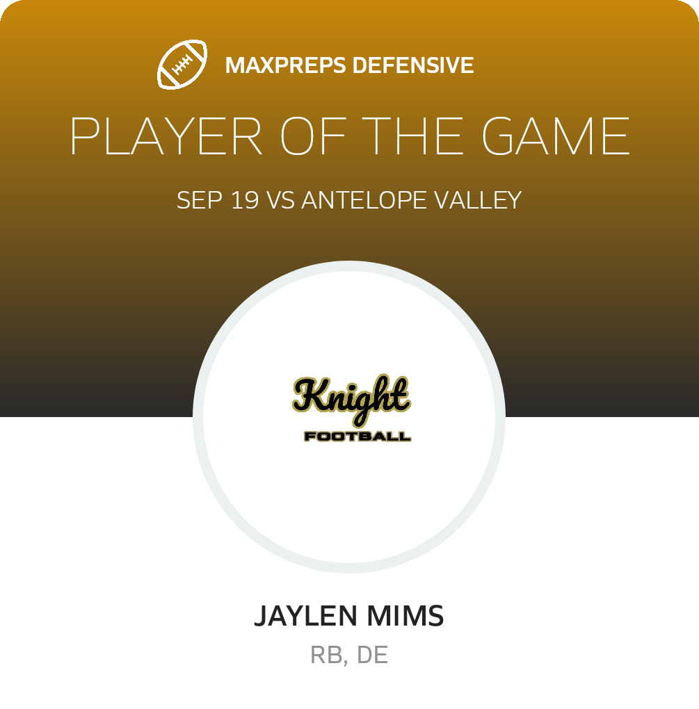 Player of the Game